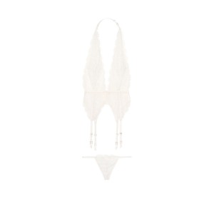 Боді Victoria's Secret Plunge nec Garter sleep
