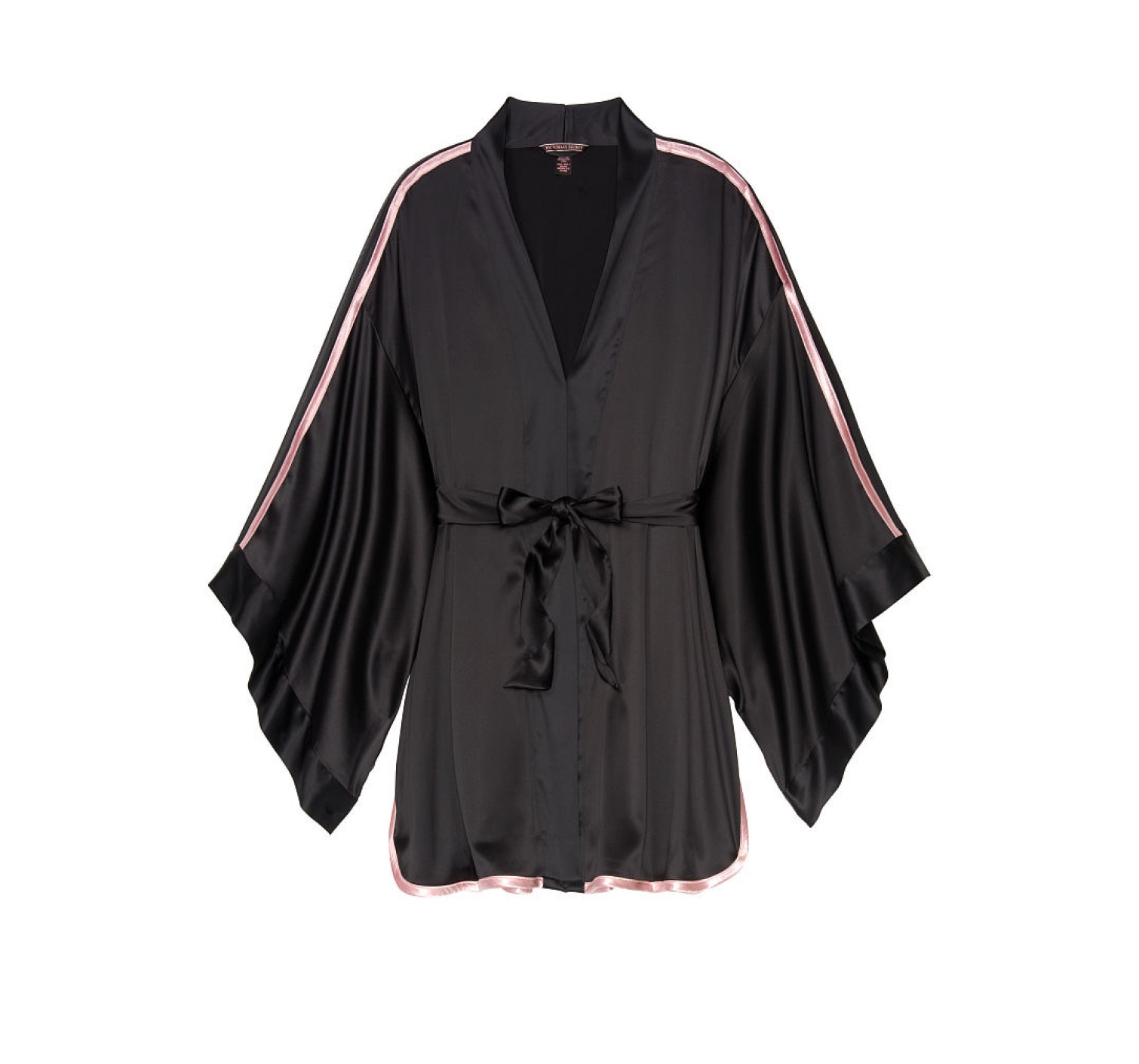 Халат Victoria’s Secret Satin Black & Pink