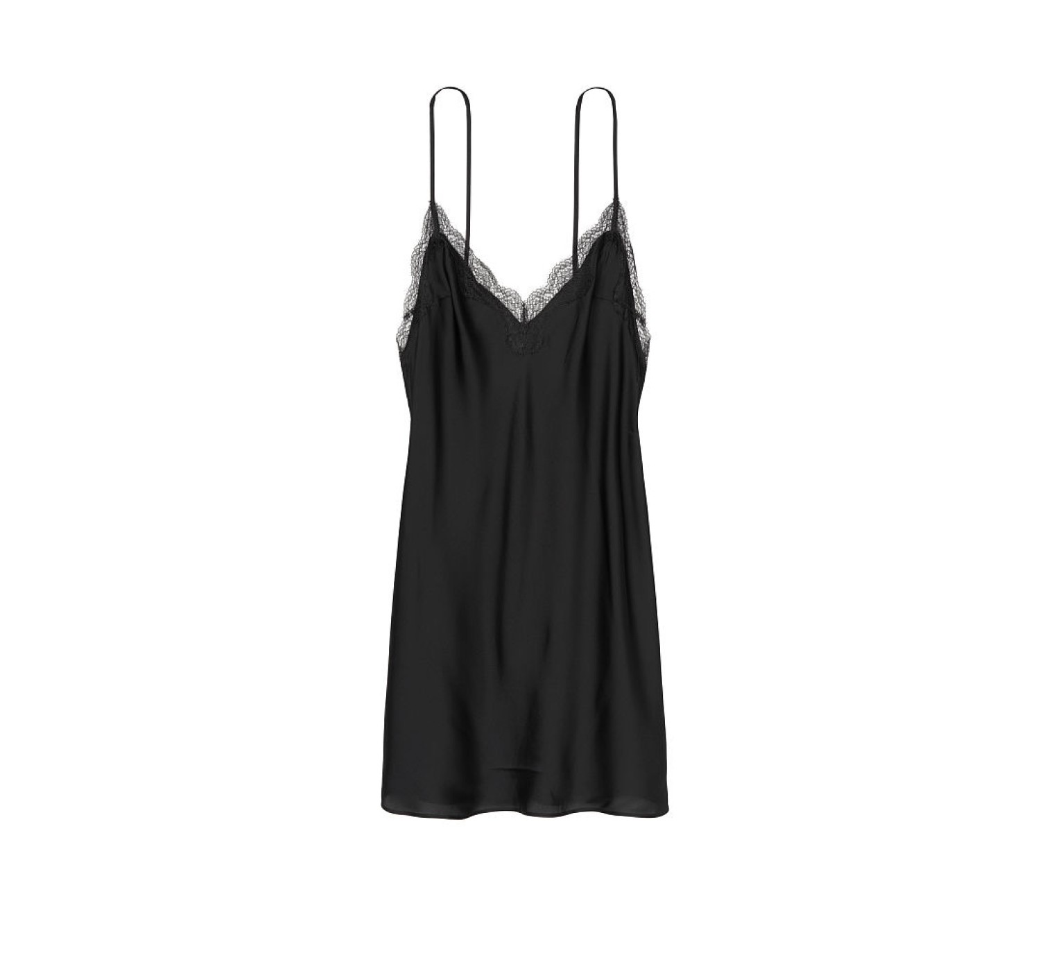 Пеньюар Victoria’s Secret Black Lace Slip