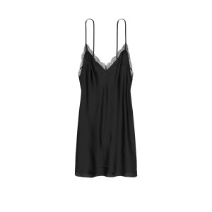 Пеньюар Victoria’s Secret Black Lace Slip