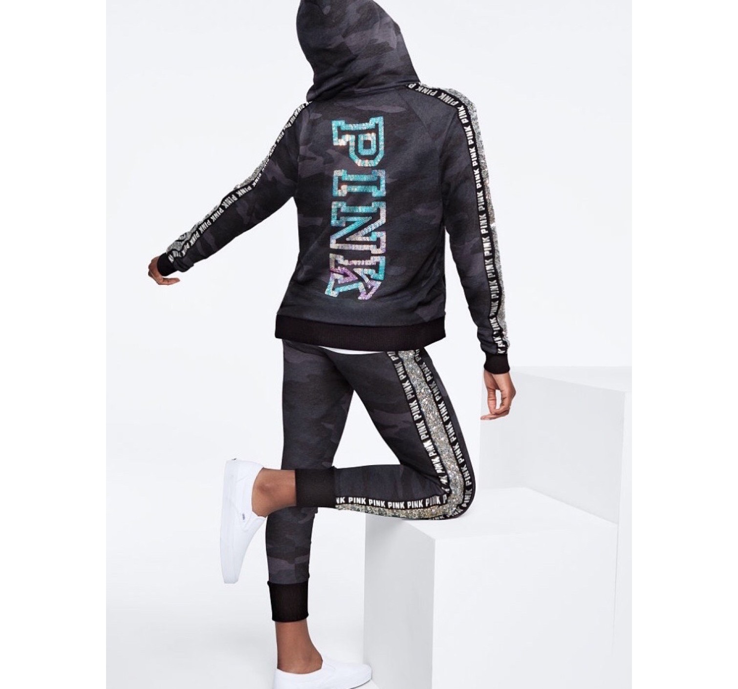 Спортивный костюм Victoria’s Secret PINK SPORT Camo grey