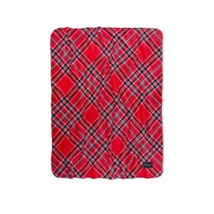 Плед Plush Fleece Blanket Bright Tartan print