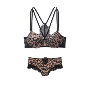 Комплект білизни Victoria's Secret Very Sexy Black Lace push-up bra