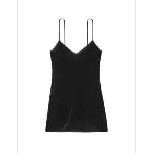 Пеньюар Victoria’s Secret Black Velvet Slip