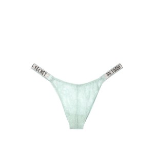 КОМПЛЕКТ БЕЛЬЯ VICTORIA’S SECRET VERY SEXY EMBELLISHED STRAP BOMBSHELL PUSH-UP BRA MINT HAZE IN LACE
