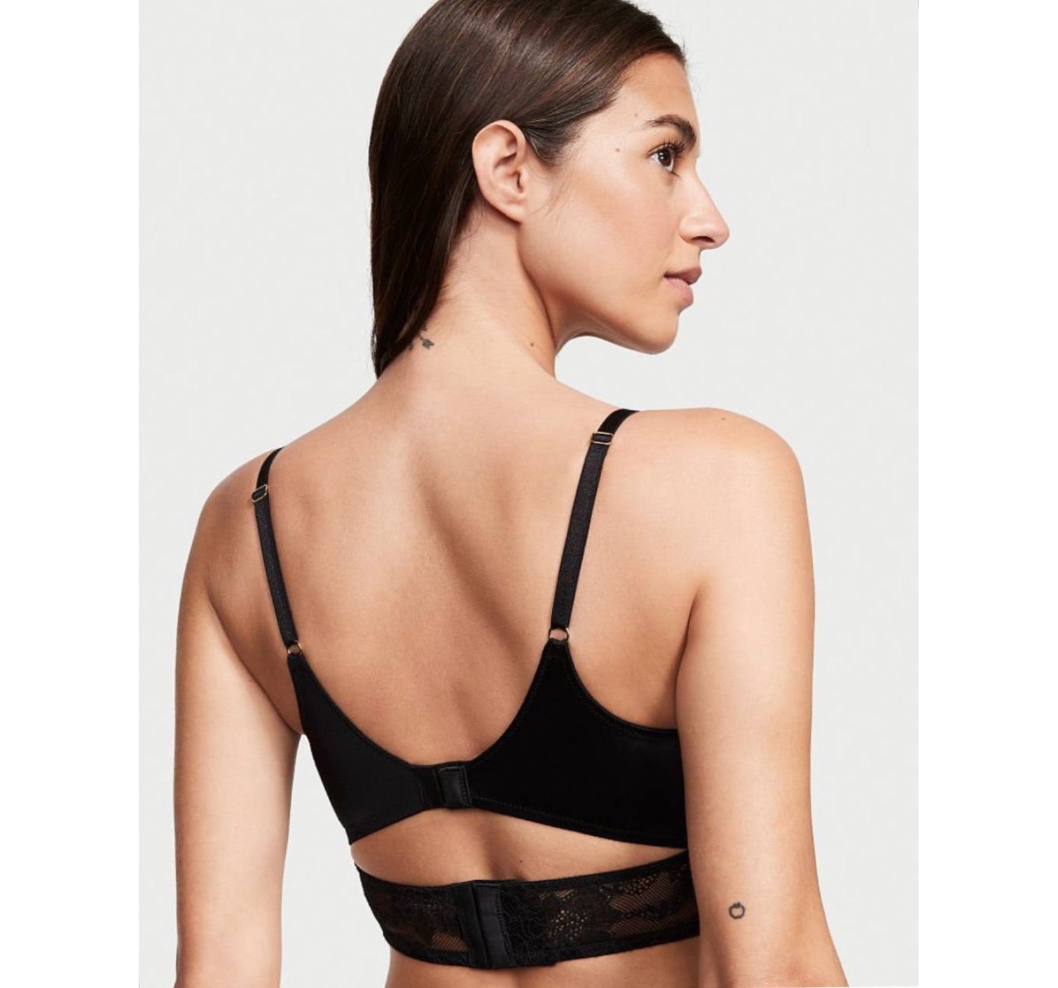 Комплект белья Victoria’s Secret Very Sexy Black Lace push-up bra