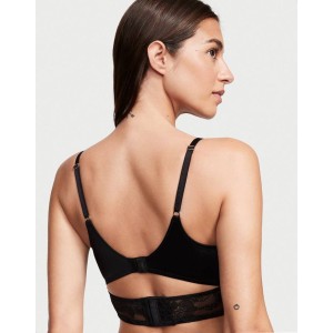 Комплект белья Victoria’s Secret Very Sexy Black Lace push-up bra