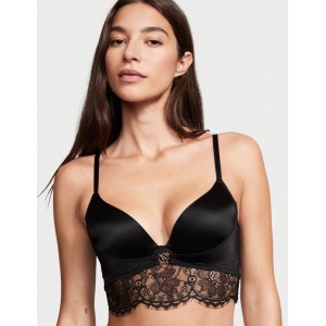 Комплект белья Victoria’s Secret Very Sexy Black Lace push-up bra