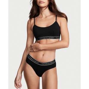 Трусики Logo Cotton Hiphugger Panty Black