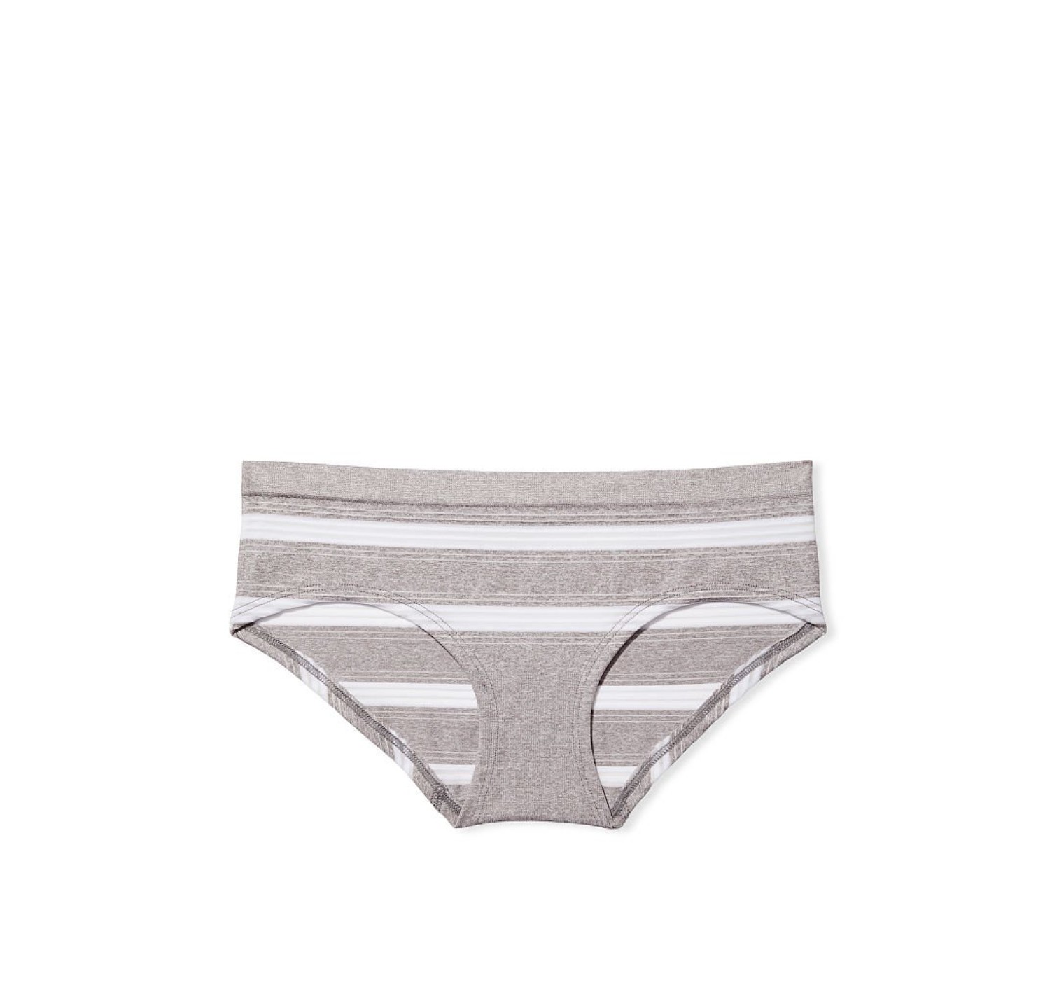 Трусики Seamless Sheer Grey Stripe Heather Hiphugger Panty