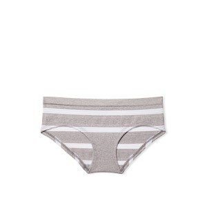 Трусики Seamless Sheer Grey Stripe Heather Hiphugger Panty