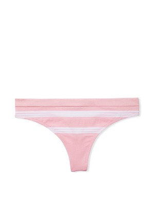 Трусики Pink Flora Seamless Thong Panty