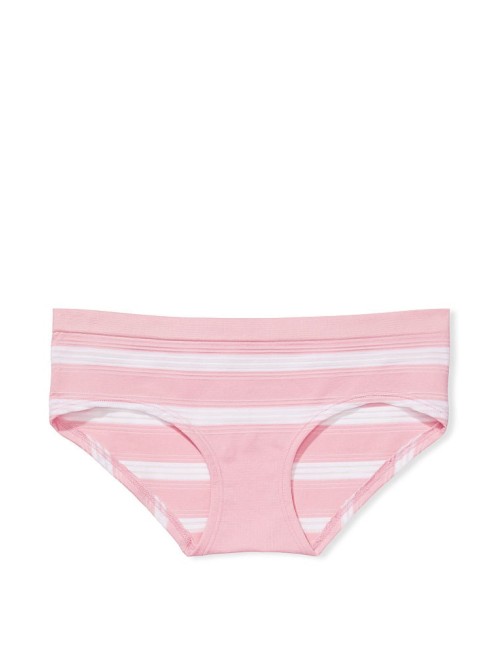 Трусики Seamless Sheer Pink Stripe Heather Hiphugger Panty