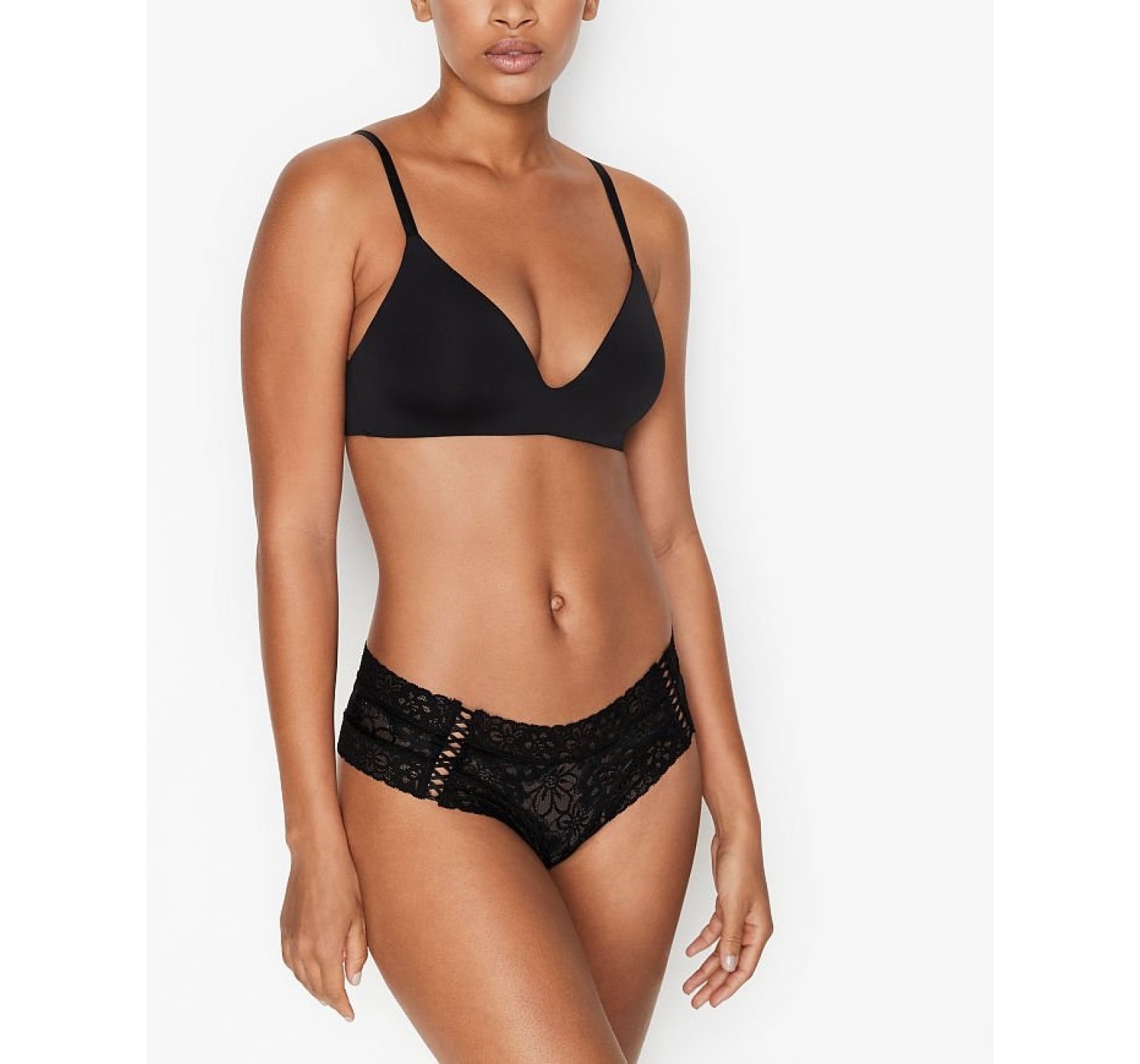 Трусики The Lacie Lace Black Cheeky Panty