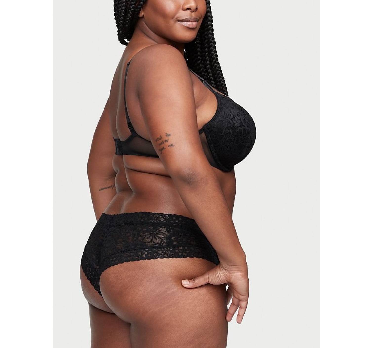 Трусики The Lacie Lace Black Cheeky Panty