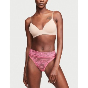 Трусики The Lacie Pink Floral Stripe High Leg Panty