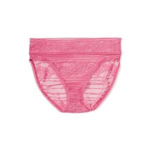 Трусики The Lacie Pink Floral Stripe High Leg Panty
