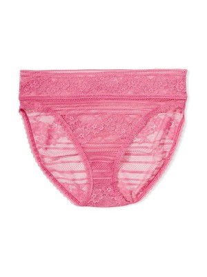 Трусики The Lacie Pink Floral Stripe High Leg Panty