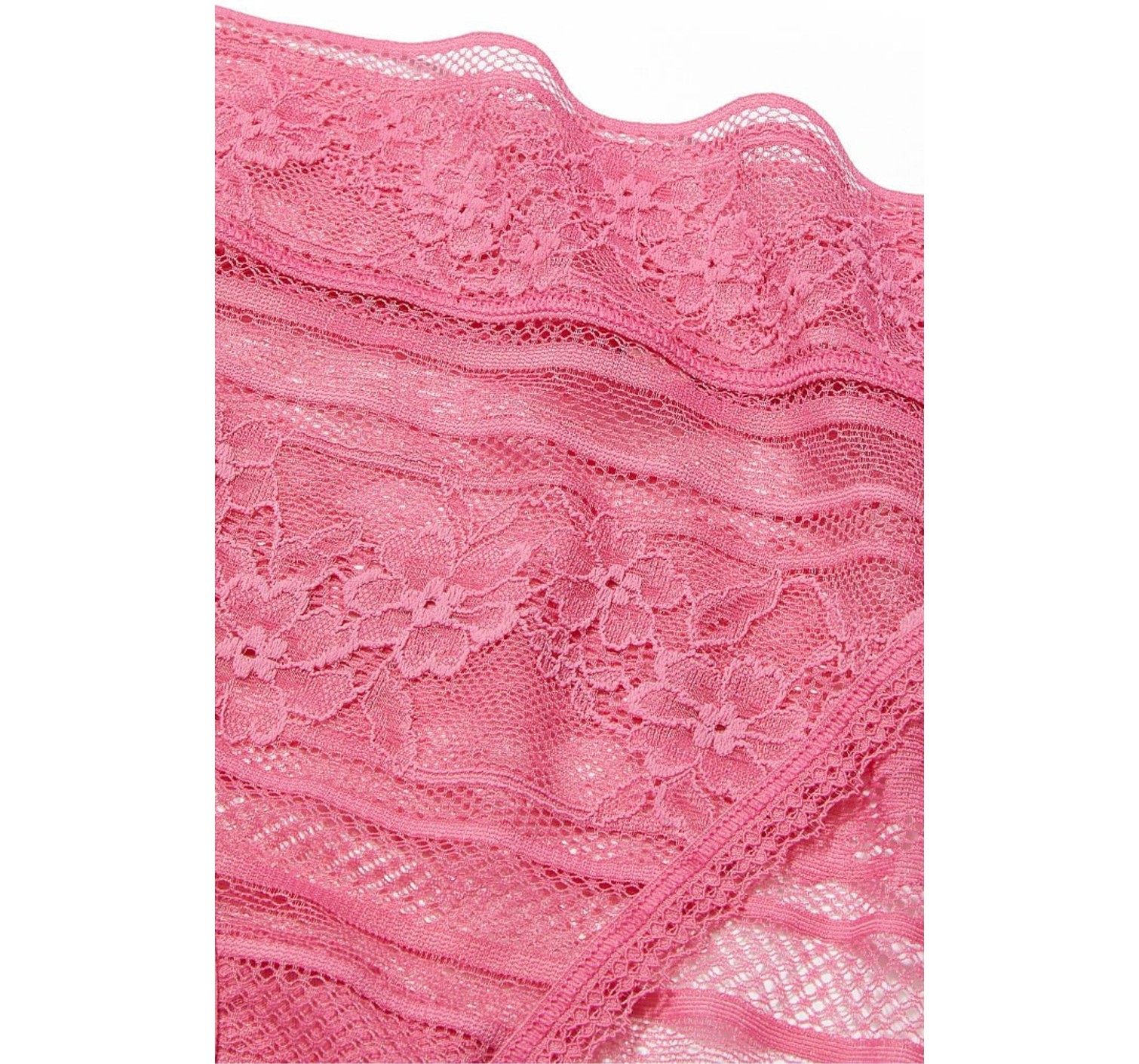 Трусики The Lacie Pink Floral Stripe High Leg Panty