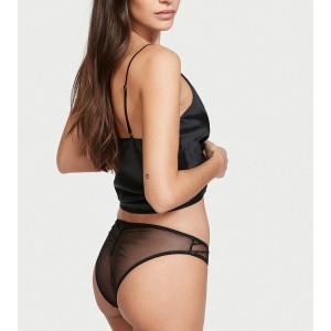 Комплект Very Sexy Black Gold Lace Embroidered Push Up Bra