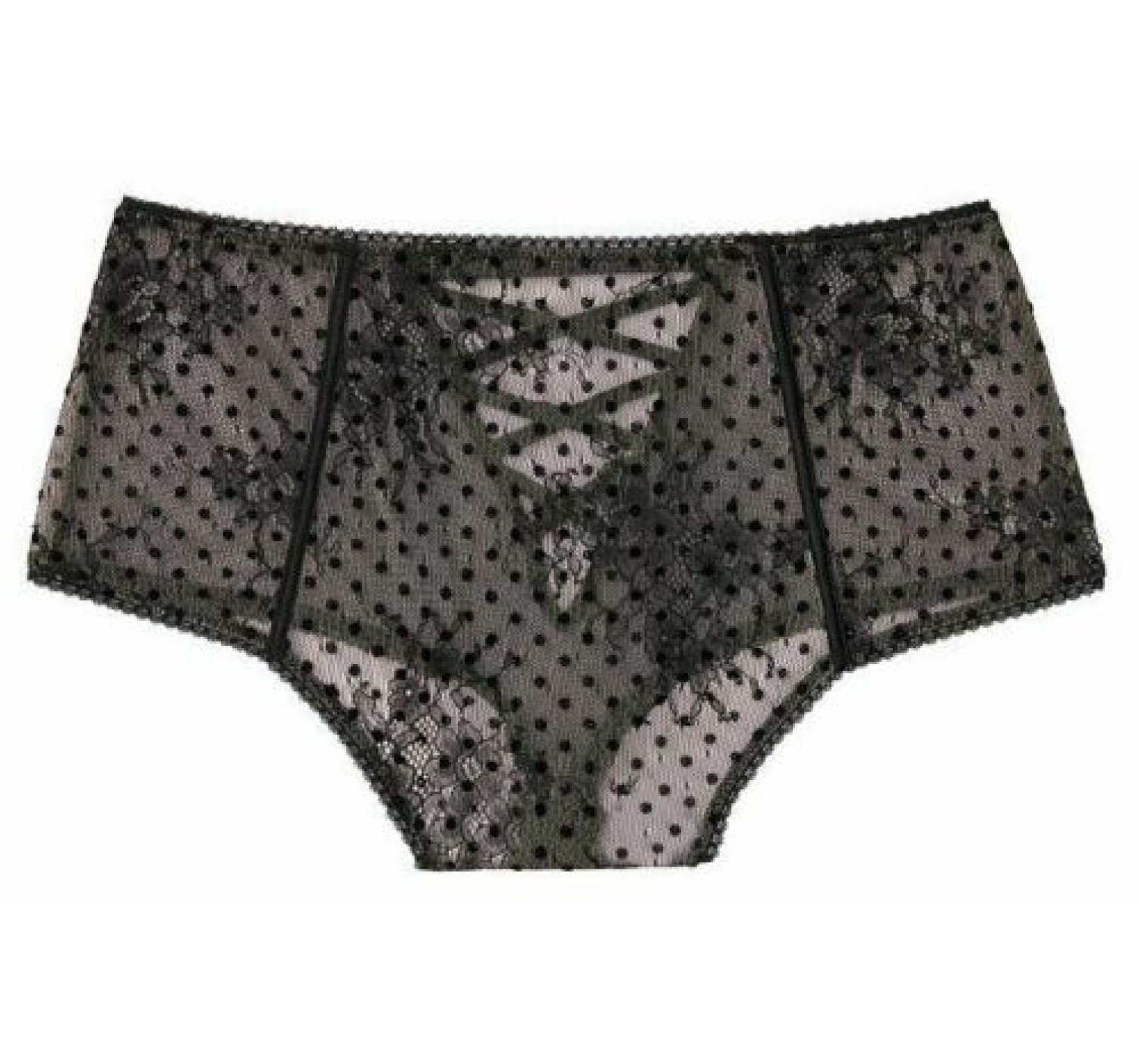 Комплект Dream Angels Unlined Dot Black Lace Bra Set