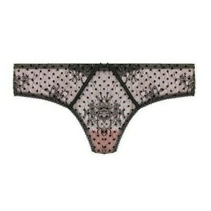 Комплект Dream Angels Unlined Dot Black Lace Bra Set