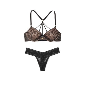 Комплект Very Sexy Bombshell push-up Black Lace Bra Set