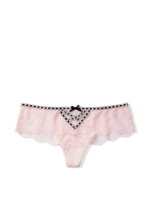 Трусики Dream Angels Angel Pink Lace-up Bow Thong Panty