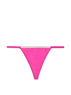 Трусики V-Hardware Fuschia Frenzy Shine V-String Panty