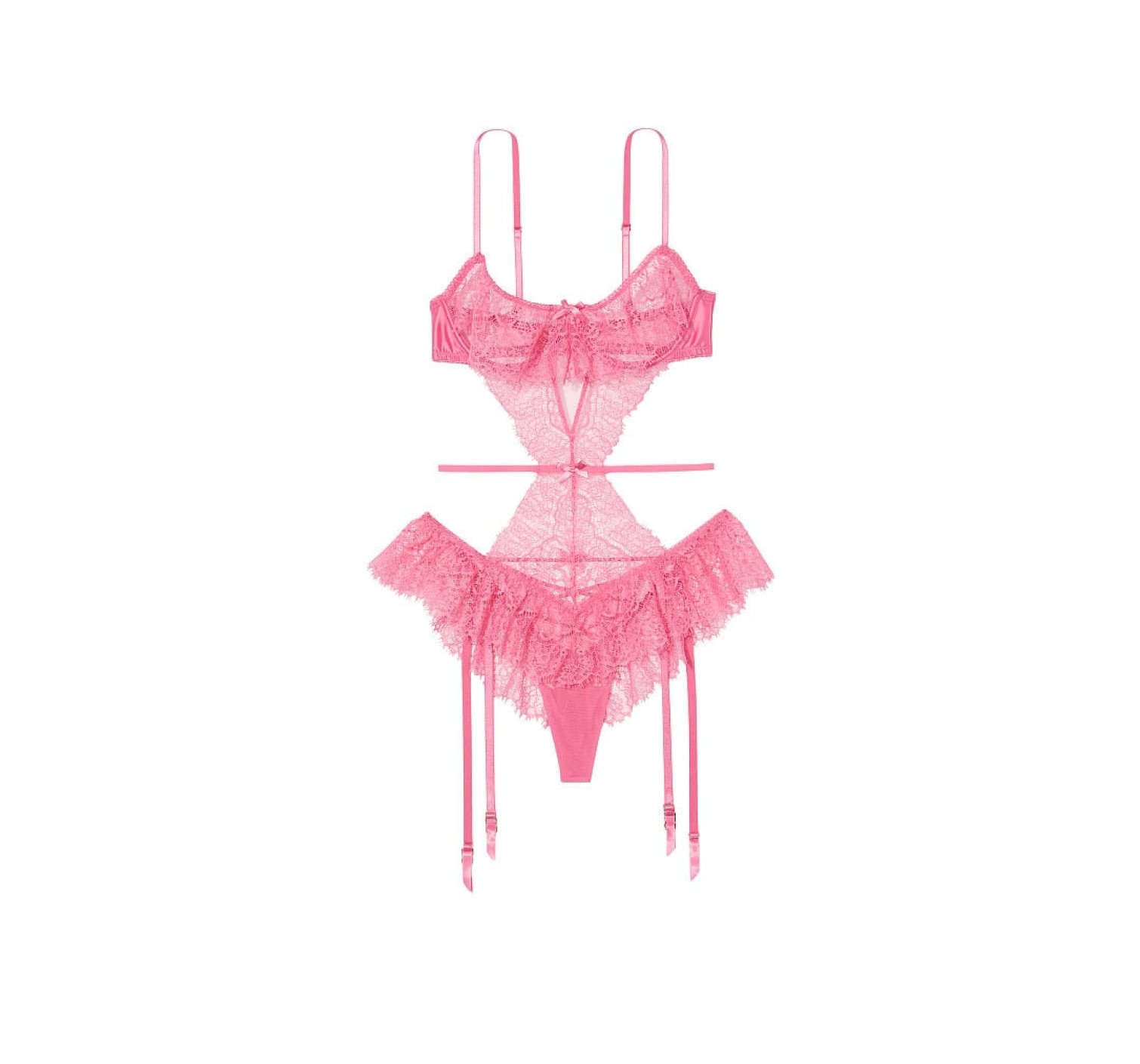 Боди Very Sexy Pink Lace Peekaboo Teddy