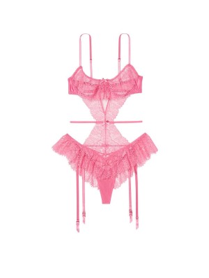 Боди Very Sexy Pink Lace Peekaboo Teddy