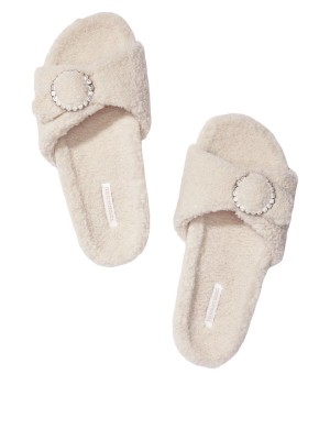 Домашние тапочки Cozy Vanilla Slides Coconut Milk