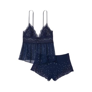 Стильна піжама Stretch Lace Chiffon Cami Set