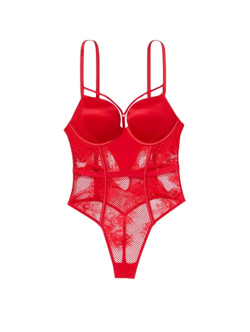 Боди Bombshell Fishnet Floral Teddy Lipstick