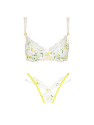 Комплект VS FOR LOVE & LEMONS Lemon Daisy Underwire Bra