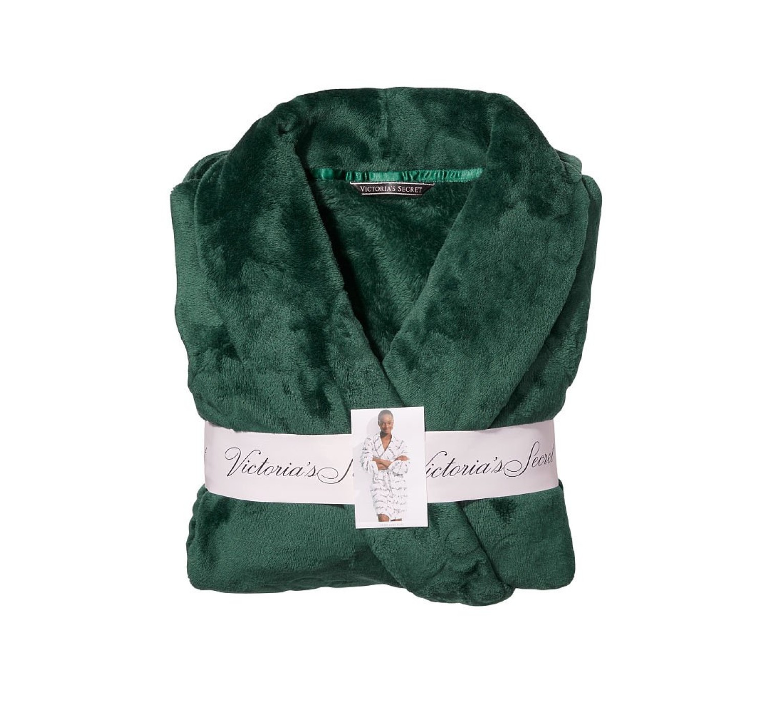 Халат Short Cozy Robe Green Logo