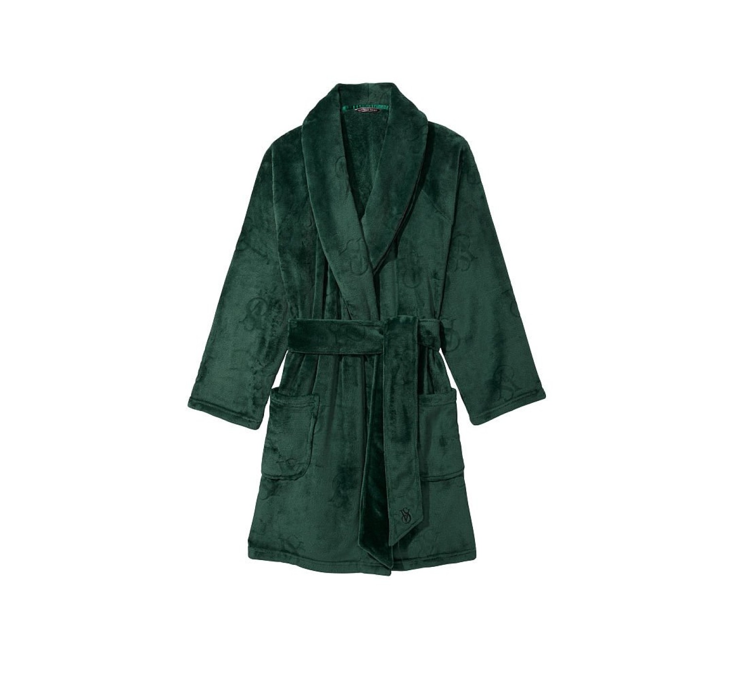 Халат Short Cozy Robe Green Logo