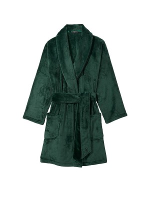 Халат Short Cozy Robe Green Logo