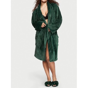 Халат Short Cozy Robe Green Logo