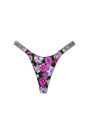Трусики стрінги Shine Strap panty Floral print