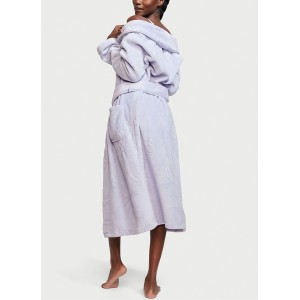 Халат Logo Long Cozy Robe Sky Blue