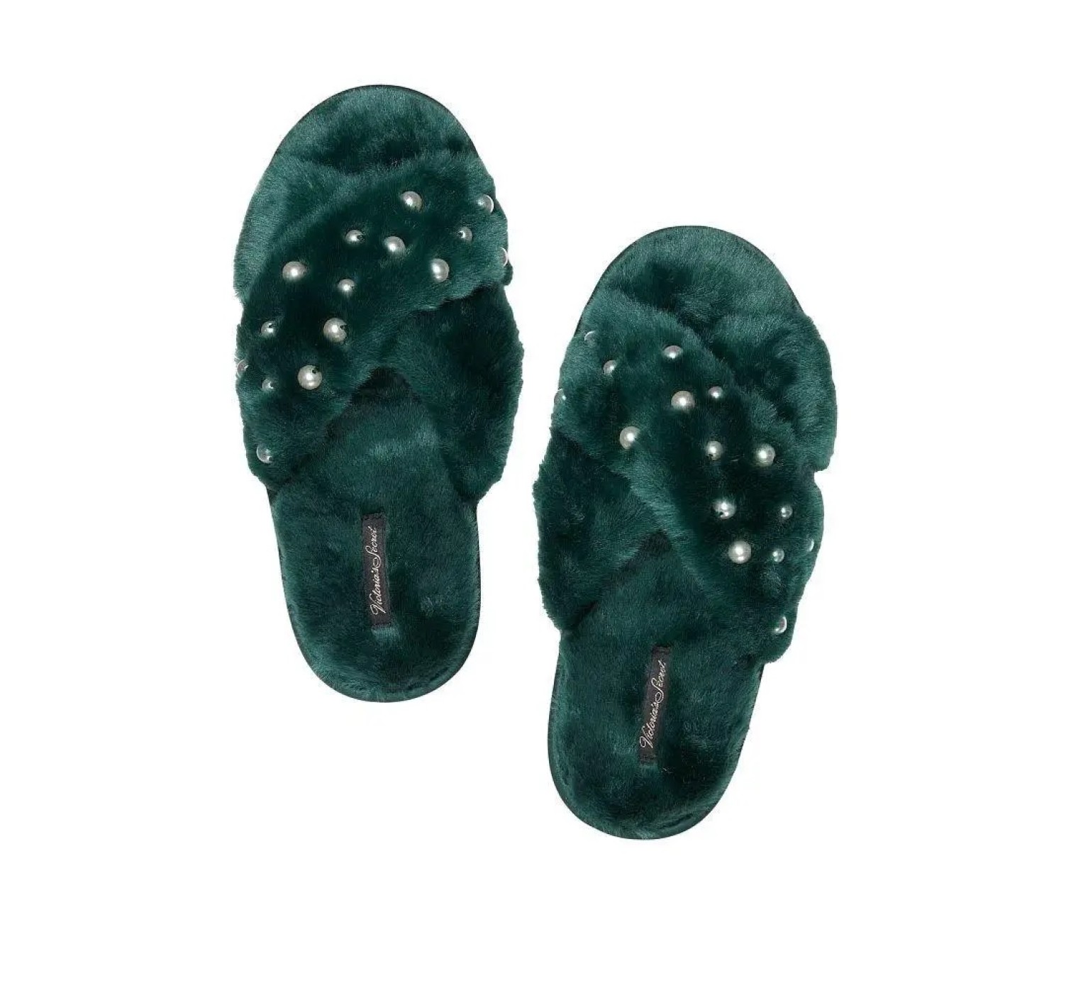 Домашние тапочки Crisss Cross Slipers Deep Green
