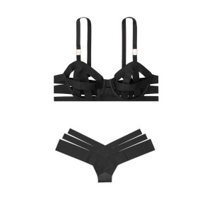 Комплект белья Victoria’s Secret Very Sexy LUXE LINGERIE Unlined Strappy Demi Balconet