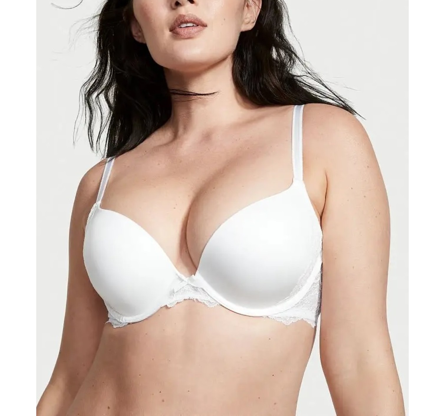 Комплект Dream Angels White Floral Lace Push Up Bra Set