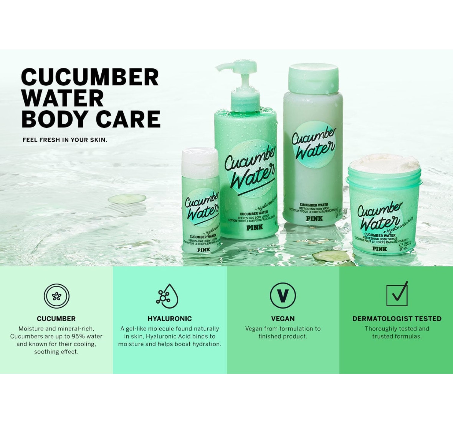 Скраб Cucumber Water PINK