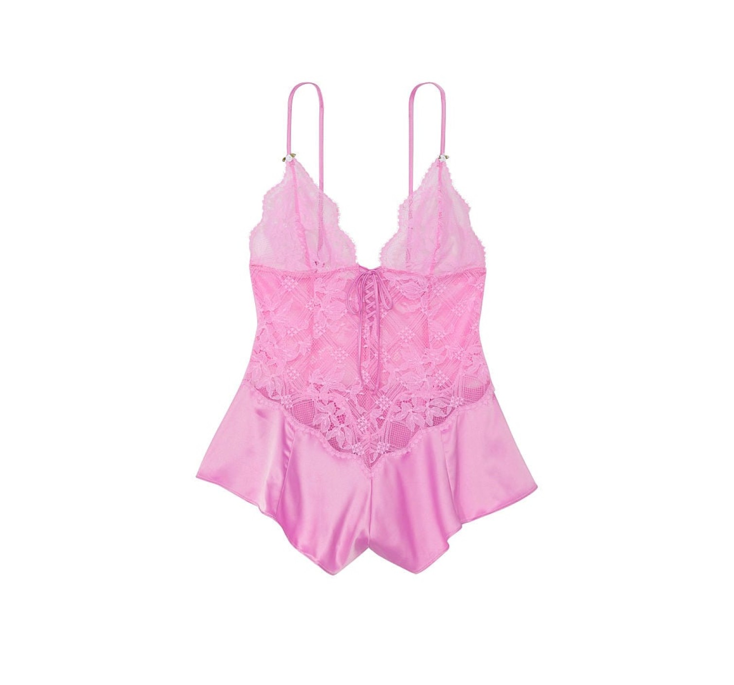 Ромпер Lattice Lace Romper LILAC CHIFFON