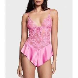 Ромпер Lattice Lace Romper LILAC CHIFFON