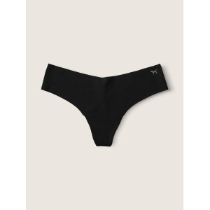 Трусики PINK No show Cotton Thong panty Black