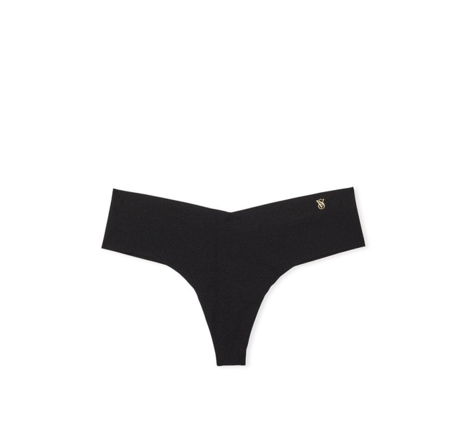 Трусики No Show Thong panty Black Logo Vs