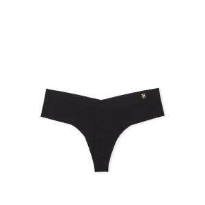 Трусики No Show Thong panty Black Logo Vs